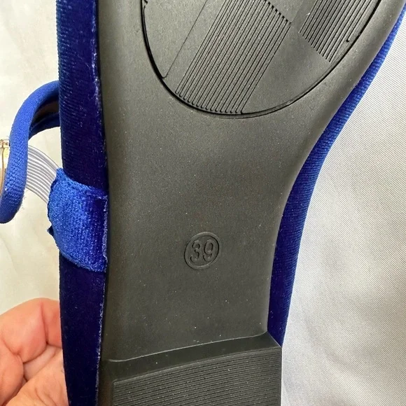 VELVET BALLET FLATS - Picture 4 of 7